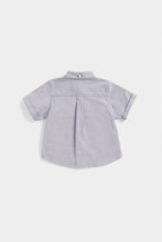 Load image into Gallery viewer, Mothercare Navy And White Oxford Shirt
