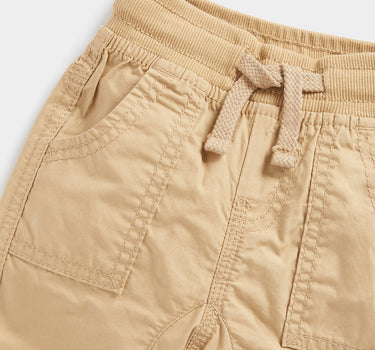 Mothercare Tan Poplin Roll-Up Trousers