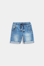 Load image into Gallery viewer, Mothercare Rib-Waist Denim Shorts
