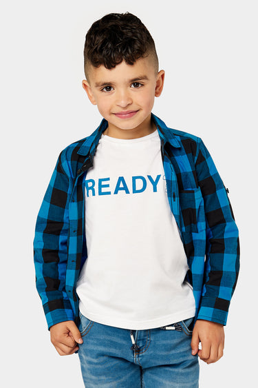 Mothercare Checked Shirt and T-Shirt Set