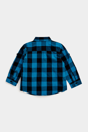 Mothercare Checked Shirt and T-Shirt Set