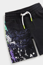 Load image into Gallery viewer, Mothercare Black Splat Jersey Shorts

