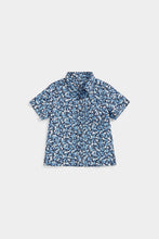 Load image into Gallery viewer, Mothercare Blue Floral Shirt
