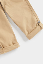 Load image into Gallery viewer, Mothercare Tan Poplin Roll-Up Trousers
