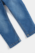 Load image into Gallery viewer, Mothercare Mid-Wash Rib-Waist Jeans
