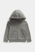 Load image into Gallery viewer, Mothercare Charcoal Zip-Up Hoody
