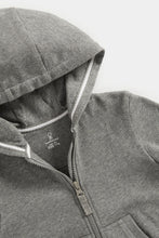 Load image into Gallery viewer, Mothercare Charcoal Zip-Up Hoody
