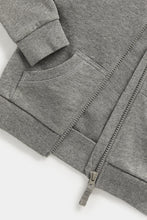 Load image into Gallery viewer, Mothercare Charcoal Zip-Up Hoody
