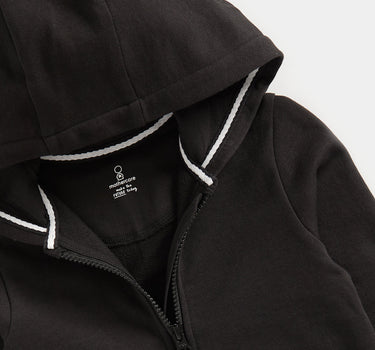 Mothercare Black Zip-Up Hoody