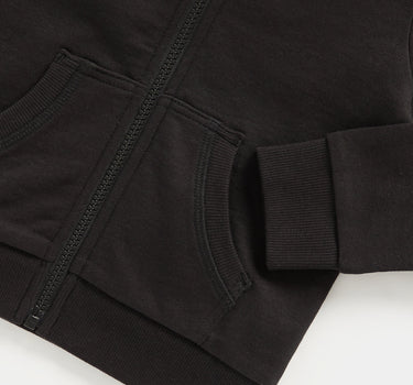 Mothercare Black Zip-Up Hoody