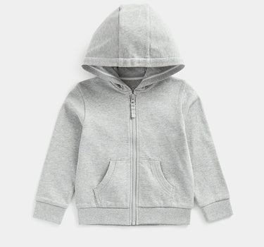 Mothercare Grey Zip-Up Hoody