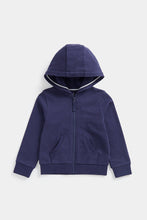 Load image into Gallery viewer, Mothercare Navy Zip-Up Hoody
