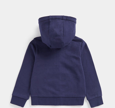 Mothercare Navy Zip-Up Hoodie