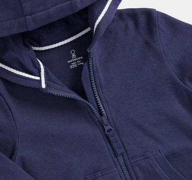 Mothercare Navy Zip-Up Hoodie