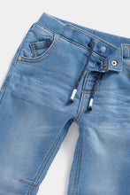 Load image into Gallery viewer, Mothercare Light-Wash Rib-Waist Jeans
