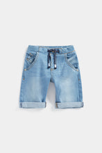 Load image into Gallery viewer, Mothercare Rib-Waist Denim Shorts
