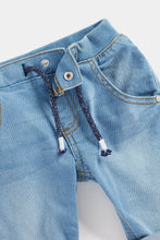 Load image into Gallery viewer, Mothercare Rib-Waist Denim Shorts
