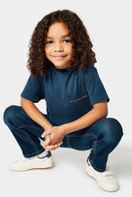 Load image into Gallery viewer, Mothercare Dark-Wash Rib-Waist Jeans
