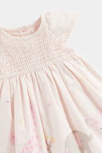 Load image into Gallery viewer, Mothercare Smocked Dress and Knickers
