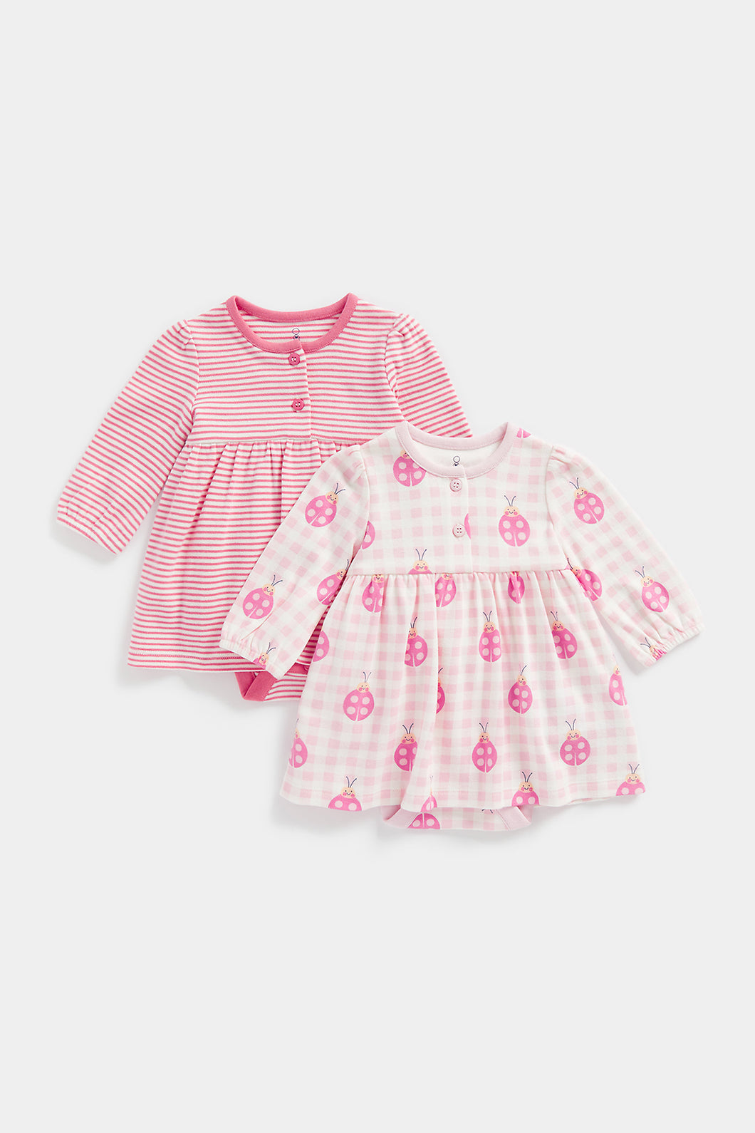 Mothercare Ladybird Romper Dresses - 2 Pack