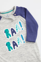 Load image into Gallery viewer, Mothercare Dino All-in-One and Hat Set
