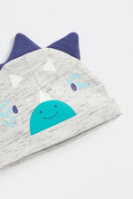 Load image into Gallery viewer, Mothercare Dino All-in-One and Hat Set
