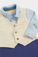 Load image into Gallery viewer, Mothercare Mock Waistcoat All in One
