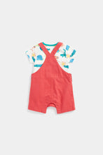 Load image into Gallery viewer, Mothercare Bibshorts and Bodysuit Set
