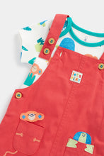 Load image into Gallery viewer, Mothercare Bibshorts and Bodysuit Set
