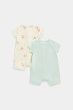 Load image into Gallery viewer, Mothercare Bunny Rompers - 2 Pack
