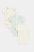 Load image into Gallery viewer, Mothercare Bunny Short-Sleeved Bodysuits - 3 Pack
