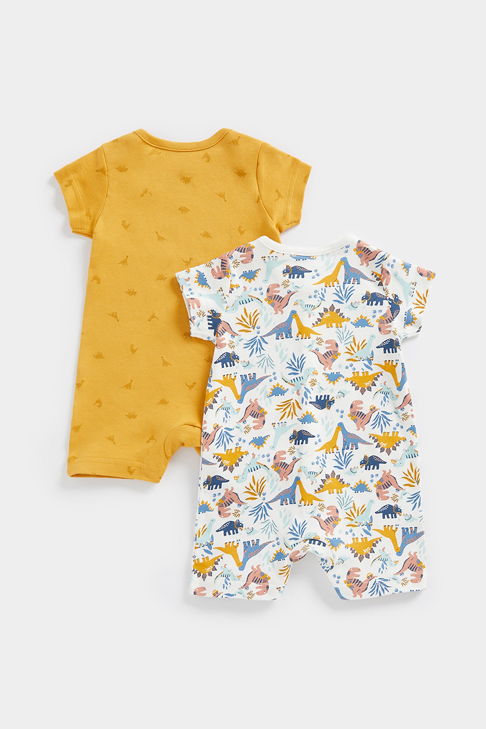 Mothercare Dino Rompers - 2 Pack