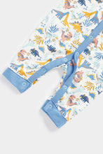 Load image into Gallery viewer, Mothercare Dino Footless Sleepsuits - 3 Pack
