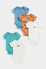 Load image into Gallery viewer, Mothercare Tiger Short-Sleeved Bodysuits - 5 Pack
