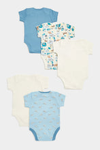 Load image into Gallery viewer, Mothercare Safari Short-Sleeved Bodysuits - 5 Pack
