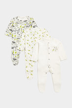 Load image into Gallery viewer, Mothercare Space Sleepsuits - 3 Pack
