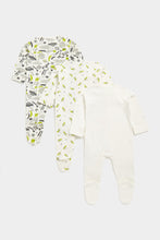 Load image into Gallery viewer, Mothercare Space Sleepsuits - 3 Pack
