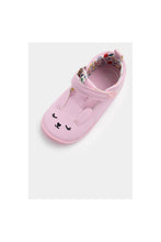 Load image into Gallery viewer, Mothercare Pink Bunny Crawler Shoes
