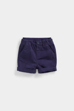 Load image into Gallery viewer, Mothercare Navy Chino Shorts
