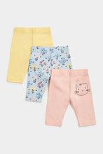 Load image into Gallery viewer, Mothercare Bunny Cropped Leggings - 3 Pack
