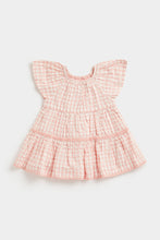 Load image into Gallery viewer, Mothercare Pink Gingham Tiered Dress
