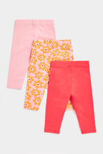 Load image into Gallery viewer, Mothercare Cherry Cropped Leggings - 3 Pack
