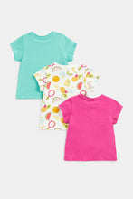 Load image into Gallery viewer, Mothercare Tropical T-Shirts - 3 Pack
