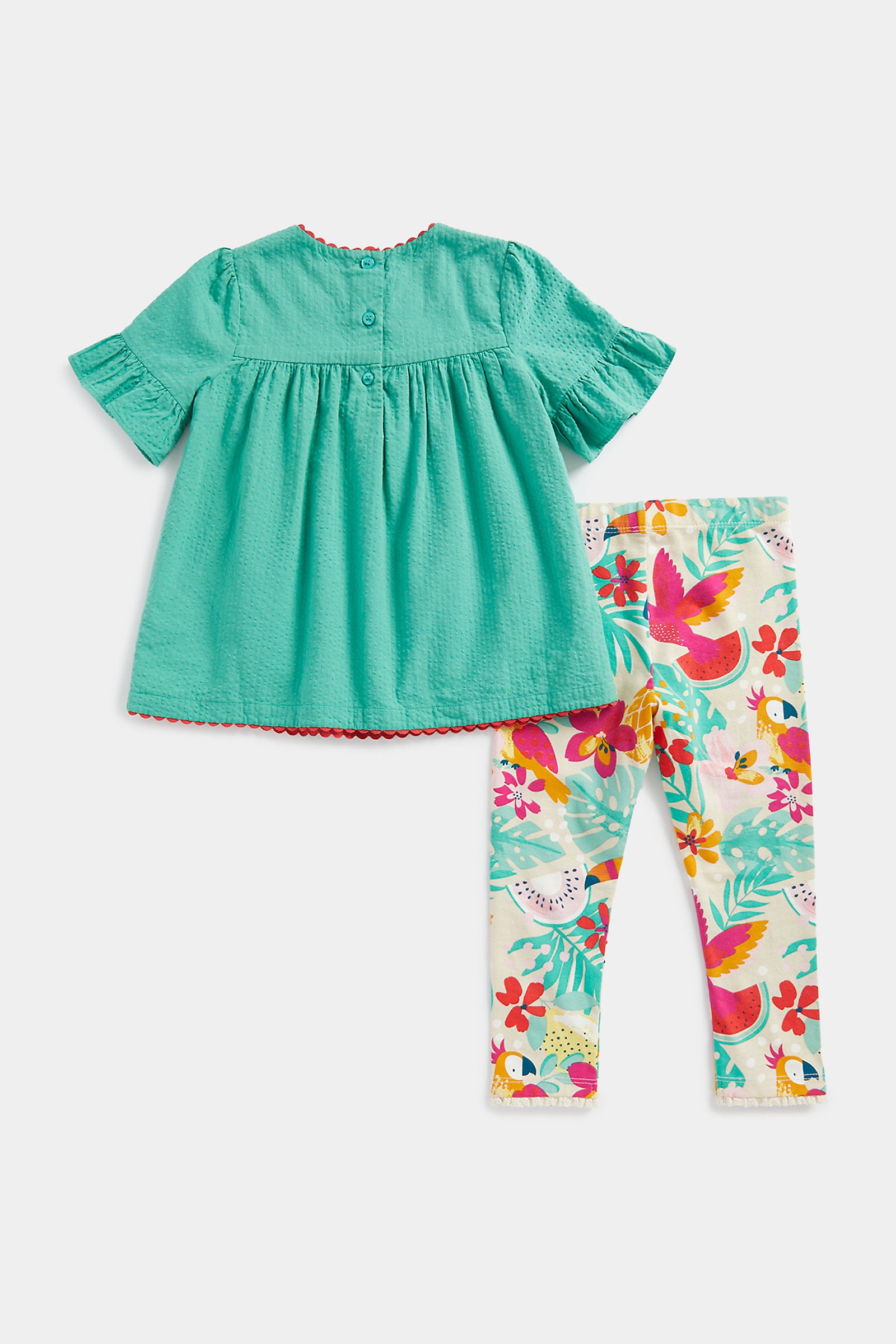 Mothercare Tropical Blouse and Leggings Set