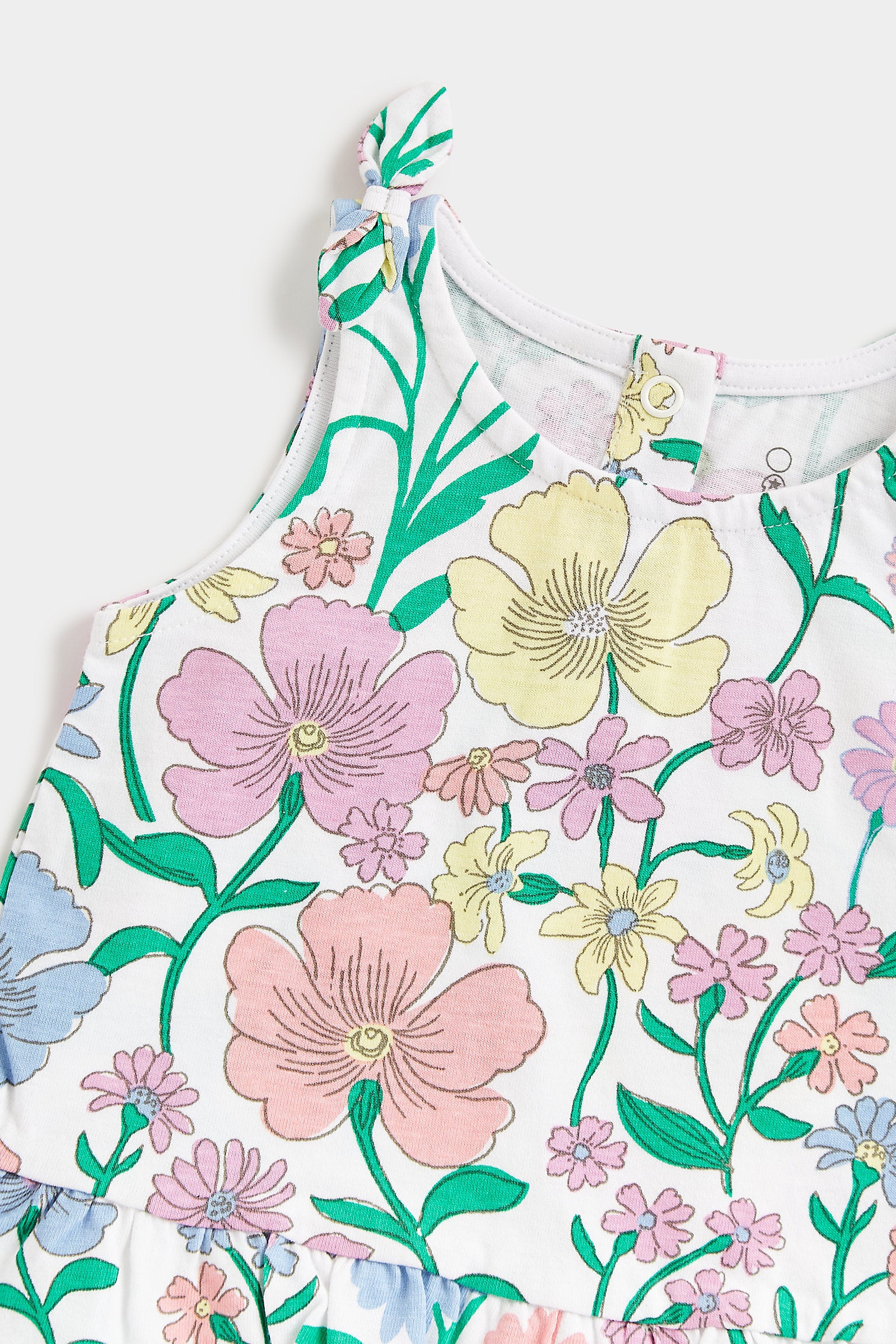 Mothercare Floral Vest T-Shirt and Shorts Set