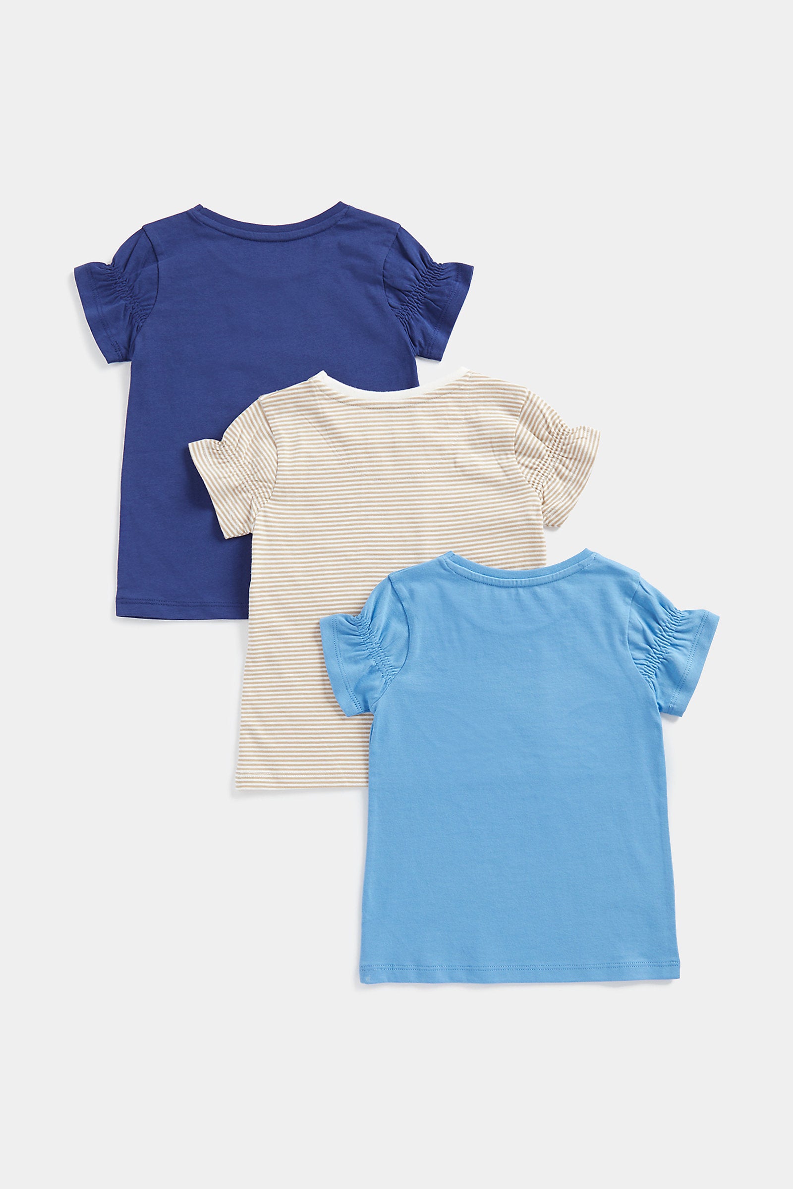Mothercare Lavender Blue T-Shirts - 3 Pack