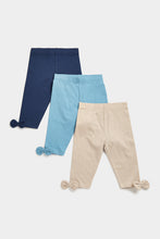 Load image into Gallery viewer, Mothercare Cropped Leggings - 3 Pack
