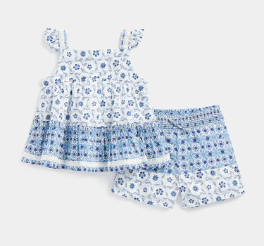 Mothercare Shorts and Blouse Set