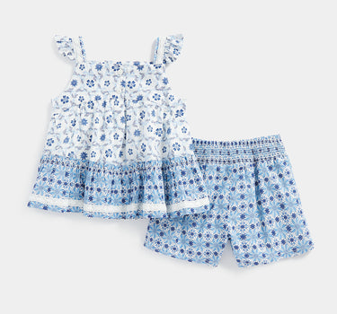 Mothercare Shorts and Blouse Set