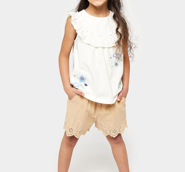 Mothercare Embroidered T-Shirt and Shorts Set